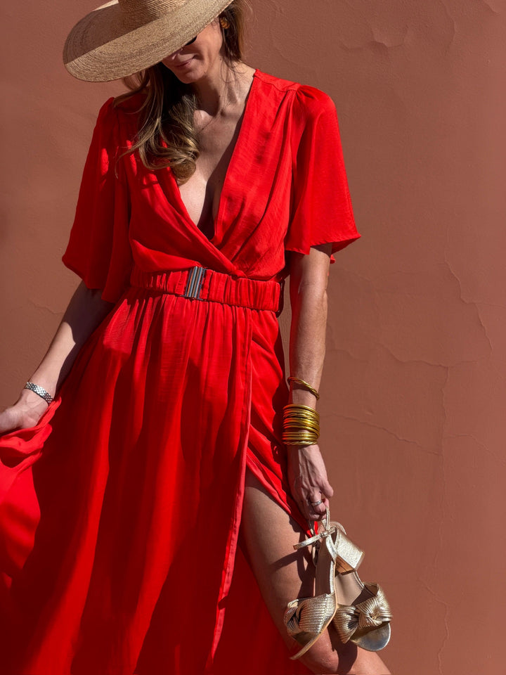 Robe Benedictine - Manches Courtes - Corail