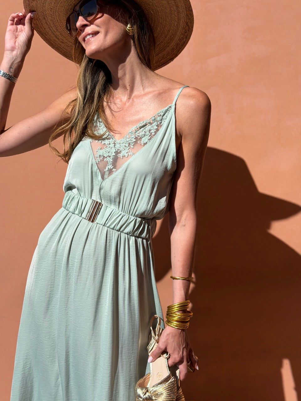 Robe Suzanne - Vert d'Eau