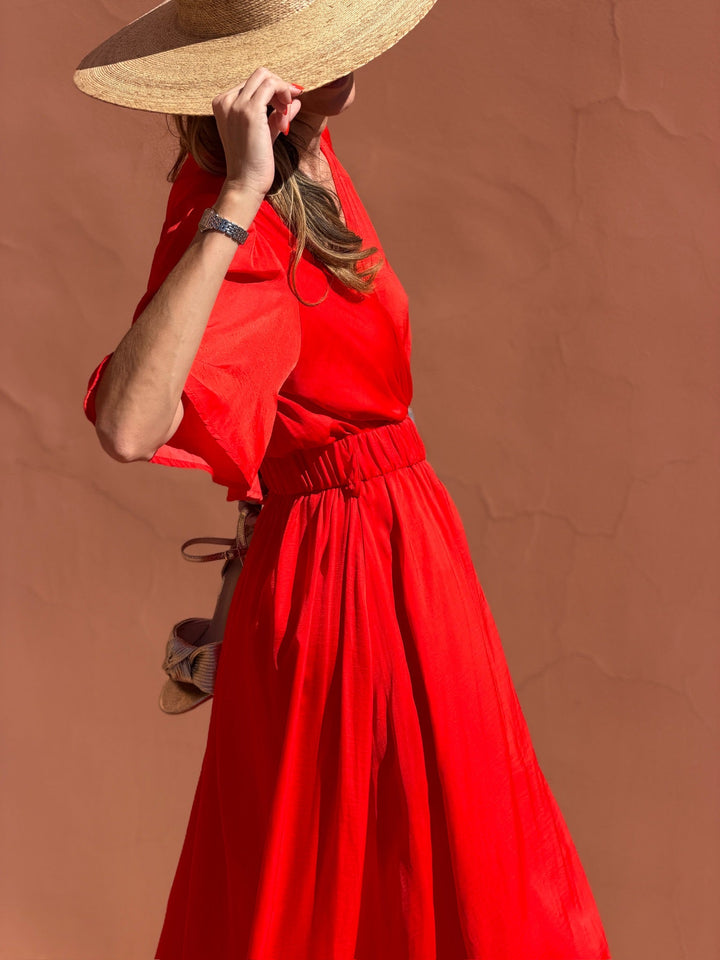 Robe Benedictine - Manches Courtes - Corail