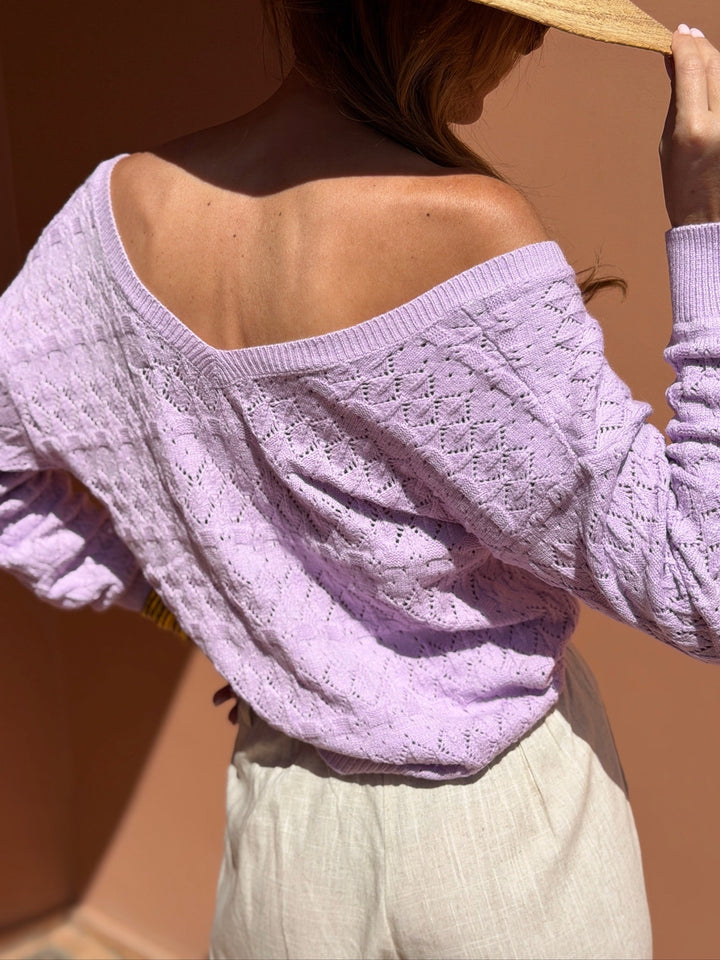 Maille Agathe - Violet