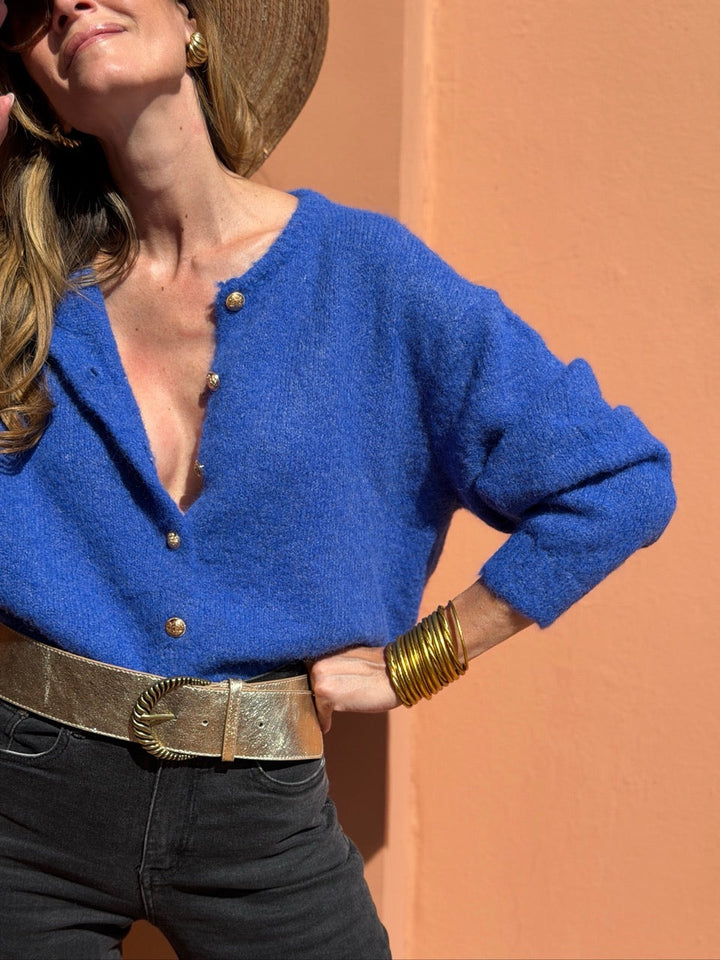 Cardigan Mia - Bleu