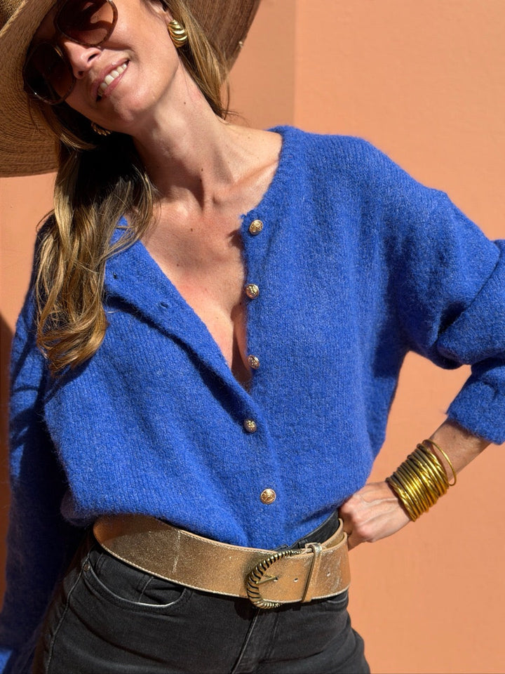Cardigan Mia - Bleu